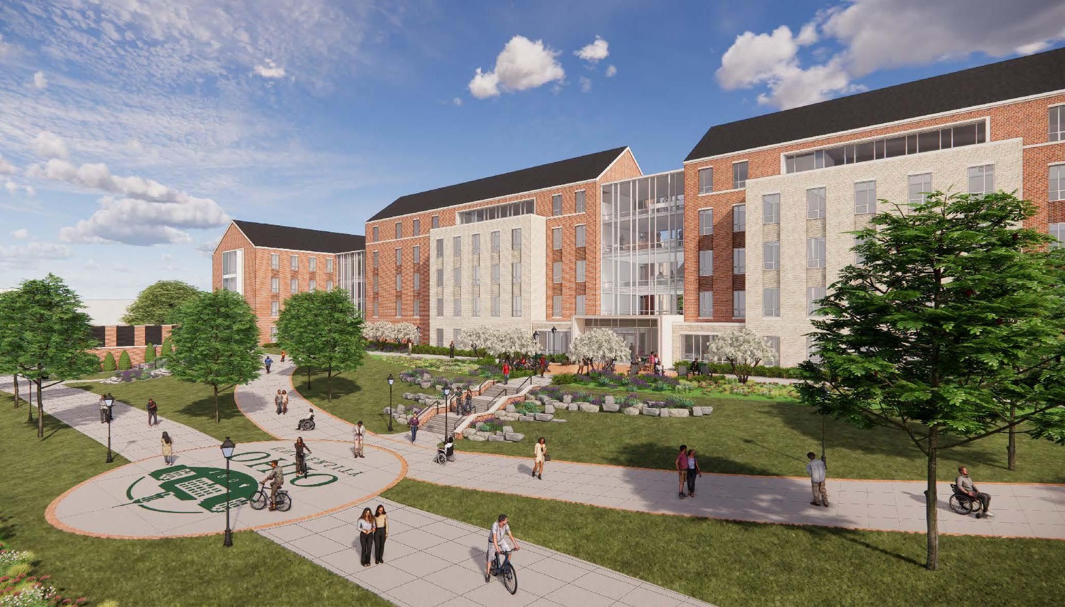 Hocking River Entry Rendering for new South Green construction project